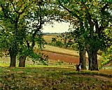 The Chestnut Trees at Osny by Camille Pissarro